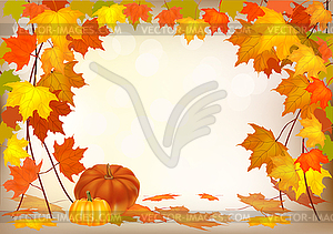 Осенняя листва - клипарт в векторе / векторное изображение