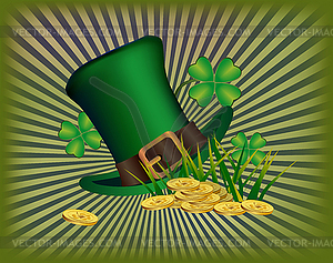 St. Patrick`s Day greeting.  - vector clip art