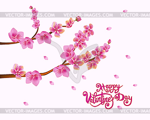 День святого Валентина. Шаблон приглашения - цветной векторный клипарт