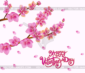 Valentines Day Party Poster Design. Template of invitat - vector clip art