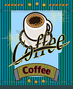 Coffee shop illustration design elements vintage vector - stock vector clipart