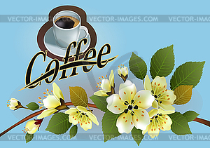 Coffee shop illustration design elements vintage vector - vector clipart