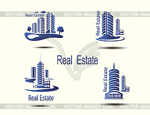 Vector icons for real estate construction.Vector icons  - vector image