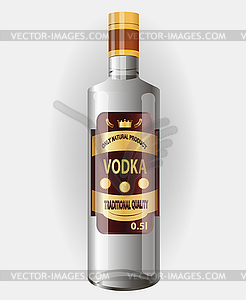 Vector illustration of a alcohol isolated on white back - vector clipart / vector image