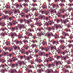 Seamless floral pattern - vector clip art