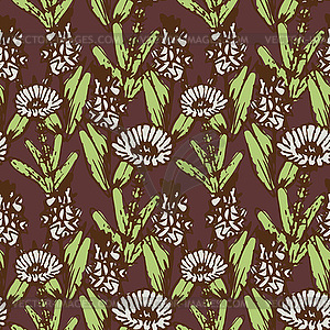 Seamless decorative pattern - vector clipart / vector image