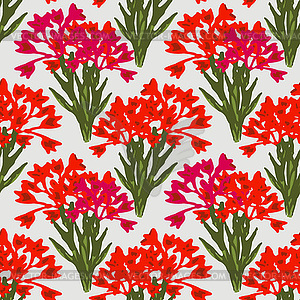 Decorative floral pattern - vector image