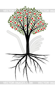 Cherry tree - vector clip art