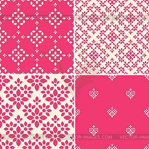 Decorative patterns set - vector image