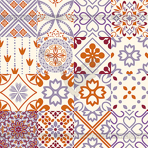 Seamless abstract patterns - vector image