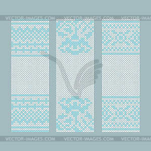 Banners decorative set - royalty-free vector image