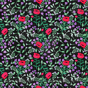 Seamless decorative pattern - vector clip art