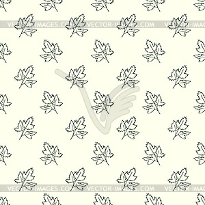 Seamless parsley pattern - vector image