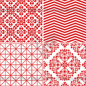 Seamless abstract patterns - vector image