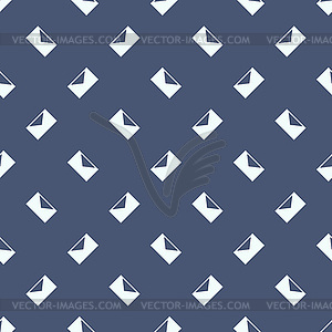 Seamless mail pattern - color vector clipart