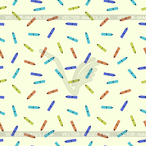 Seamless pen pattern - vector clipart