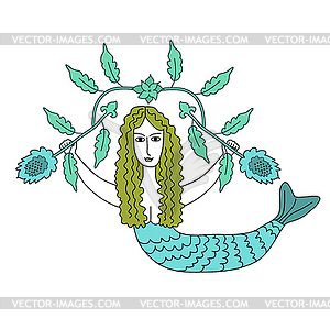 Mermaid - vector clipart