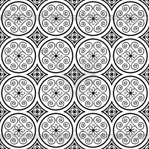 Seamless decorative pattern - vector clip art