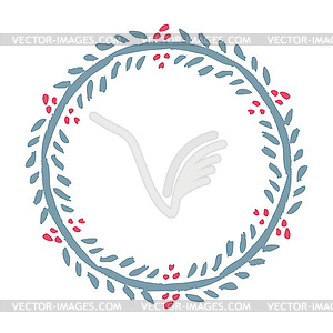 Decorative frame - color vector clipart