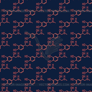 Бесшовный узор адреналина - векторное изображение клипарта