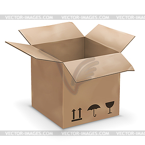 Old box - vector image