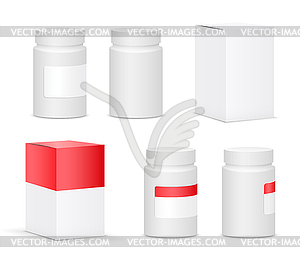 Medical bottle - vector clip art