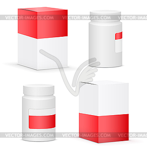 Medical bottle - vector image