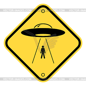 UFO ships - royalty-free vector clipart