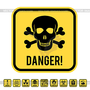 danger skull images