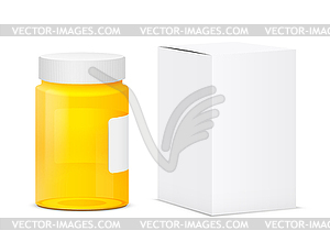 Medical bottle - vector clip art