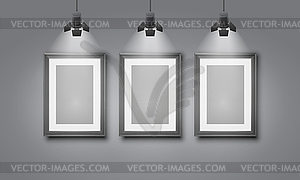 Gallery room - vector clipart