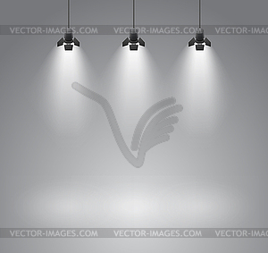 Spotlight background - vector clip art