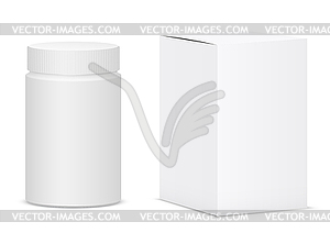 Medical bottle - vector image