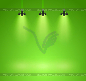 Spotlights - vector clip art