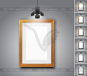 Gallery room - vector image