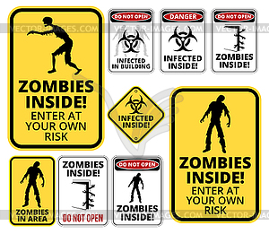 Zombie inside - vector clipart / vector image