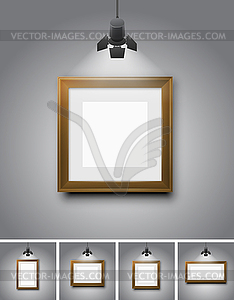 Empty frames - vector clip art