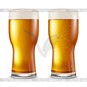 Glass beer - royalty-free vector image