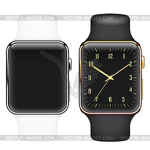 Smart watch - royalty-free vector clipart