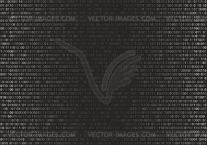 Binary Code Background - vector image