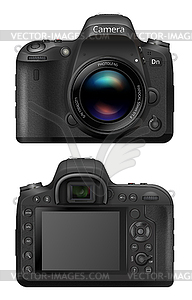 SLR Camera - vector clip art