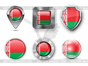 County Flag Bages - vector clipart / vector image