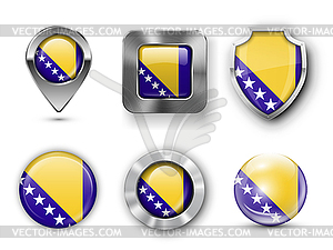 Country Flag Bages - vector clip art