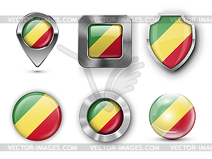 Country Flag Bages - vector clipart