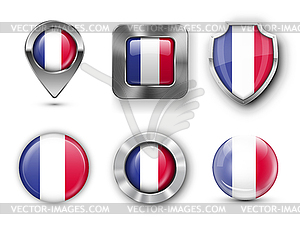 Country Flag Bages - vector clip art