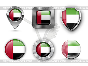 Country Flag Bages - vector clipart
