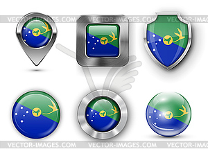 County Flag Bages - vector clipart