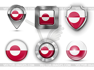 County Flag Bages - vector clipart