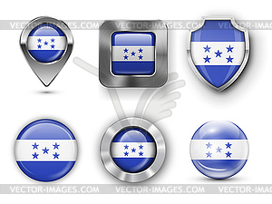 County Flag Bages - vector clipart