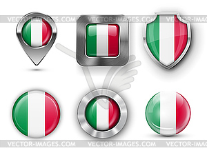 County Flag Bages - vector clip art